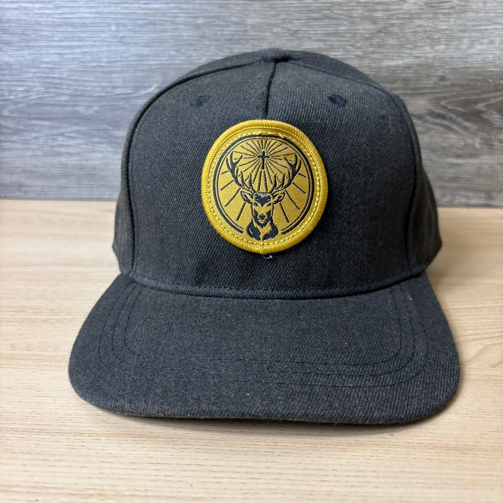 Jagermeister Hat Snapback Black Green Outdoors Adjustable